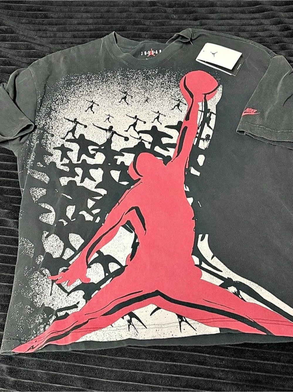 Jordan Air Jordan Jumpman T-Shirt OVERSIZED Black & Red